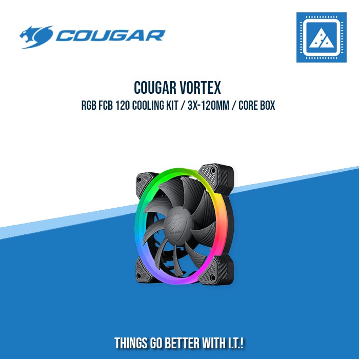 COUGAR VORTEX RGB FCB 120MM HDB COOLING FAN COUGAR VORTEX RGB FCB 120MM HDB COOLING FAN